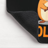 Ich wähle Gewalt Lustiges Hamster-Grafik  Mousepad (Ecke)