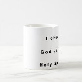 Ich wähle Gott Jesus Heiliger Geist Tasse (Mittel)