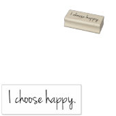 Ich wähle Happy Rubber Briefmarke Gummistempel (Stempel)