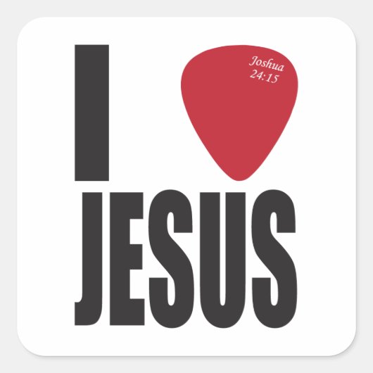 Ich wähle Jesus Stickers (Vorderseite)