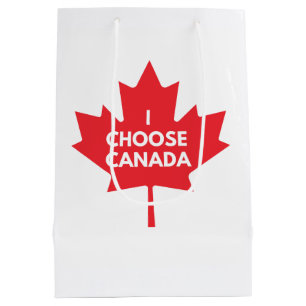 Ich wähle Kanada-Geschenktasche Mittlere Geschenktüte