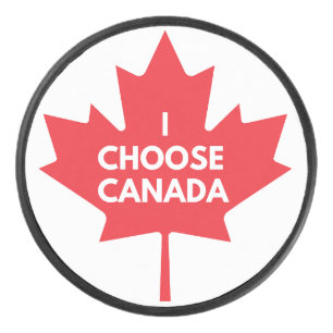 Ich wähle Kanada Hockey Puck