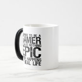 Ich wähle mich aus, ein Gamer Funny Mug zu sein Verwandlungstasse (Vorderseite Links)