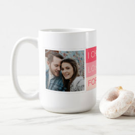 Ich wähle Sie für immer Liebe Foto Custom Kaffeetasse