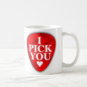 Ich wähle Sie Tasse-Rot mit Herzen aus Kaffeetasse