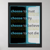 Ich wähle Vertrauen (Fundraiser) Poster (Vorne)