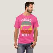 Ich wähle Wolf T-Shirt (Vorne ganz)
