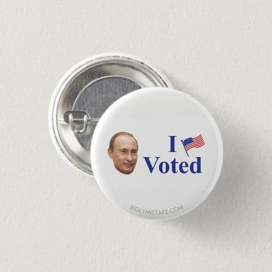 ICH WÄHLTE BUTTON (Vorne & Hinten)