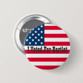 Ich wählte für Bartlet - der Westflügel Button (Vorne & Hinten)