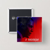 Ich wählte -- Obama Button (Vorne & Hinten)