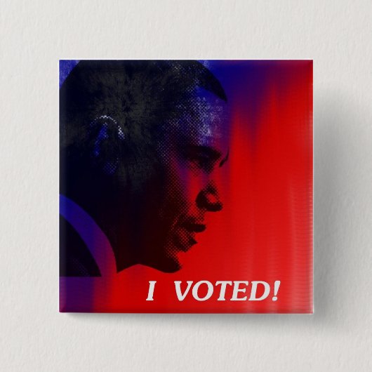 Ich wählte -- Obama Button (Vorderseite)