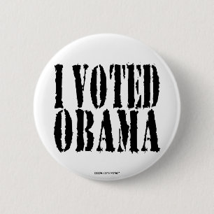 Ich wählte OBAMA-Knopf Button