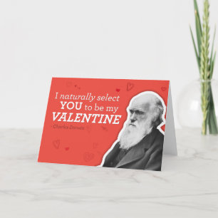 Ich wählte Sie natürlich aus, um mein Valentine zu Feiertagskarte