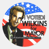 Ich wählte Sticker (Vorderseite)