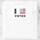 Ich wählte Sticker (Tasche)