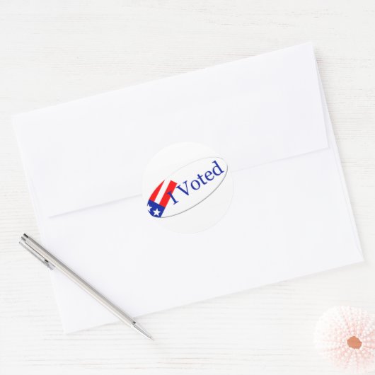 Ich wählte Sticker (Umschlag)