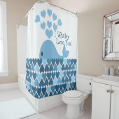 Ich wale dir Liebe Duschvorhang (Beispiel)