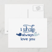Ich wale immer Liebe Sie Postkarte (Vorne/Hinten)