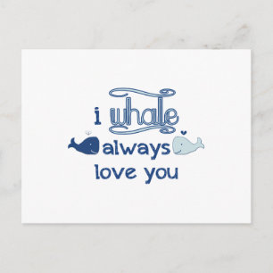 Ich wale immer Liebe Sie Postkarte