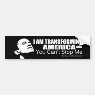 "Ich wandele Amerika um und Sie können mich nicht Autoaufkleber