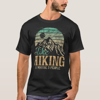 Ich Wandere Gerne Vielleicht 3 Personen - Rucksack T-Shirt