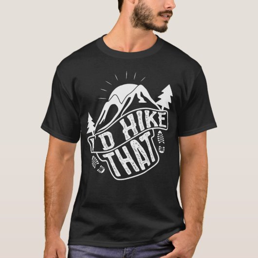 Ich wandere lustig T-Shirt (Vorderseite)