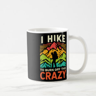 Ich wandere, um den verrückten lustigen Anfänger-W Kaffeetasse