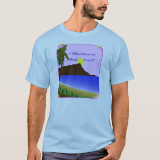 Ich wanderte Diamant-Kopf Hawaii T-Shirt
