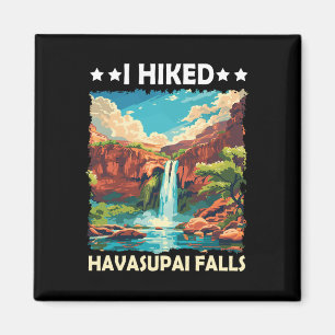 Ich wanderte durch Havasupai Falls Grand Canyon Ca Magnet