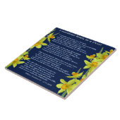 ICH WANDERTE EINSAM ALS WOLKE FLIESE (Seite)