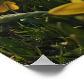 Ich wanderte einsam als Wolke von William Wordswor Poster (Ecke)