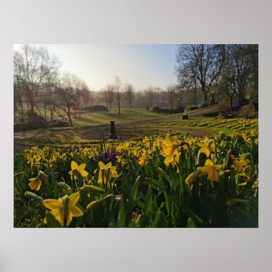 Ich wanderte einsam als Wolke von William Wordswor Poster (Vorne)