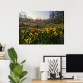 Ich wanderte einsam als Wolke von William Wordswor Poster (Heimbüro)