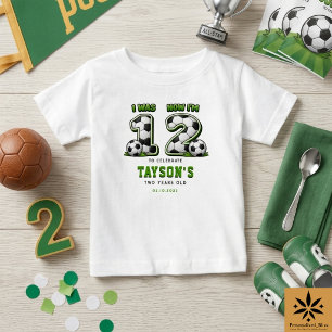 Ich war 1 jetzt bin ich 2 Fußball – All-Star 2. Ge Baby T-shirt
