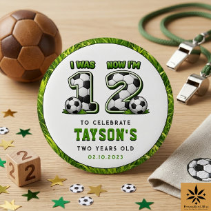 Ich war 1 jetzt bin ich 2 Fußball – All-Star 2. Ge Button
