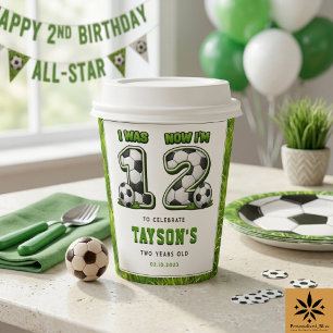 Ich war 1 jetzt bin ich 2 Fußball – All-Star 2. Ge Pappbecher