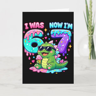 Ich war 6 ich bin 7 Geburtstag 67 Meme Kaiju Eiscr Karte
