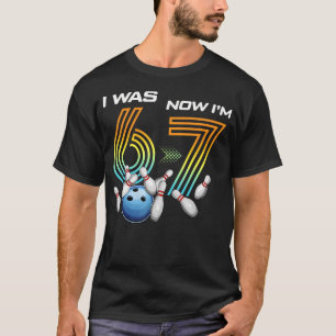 Ich war 6 jetzt bin ich 7 67 Meme Jungen Mädchen B T-Shirt