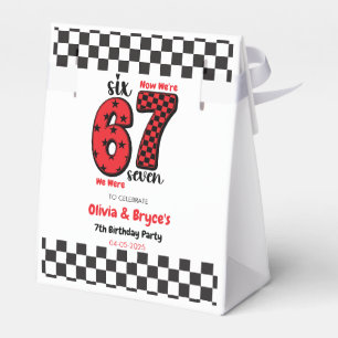 Ich war 6, jetzt bin ich 7 – Doppelter 7. Geburtst Geschenkschachtel