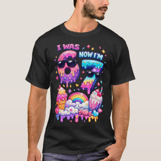 Ich war 6 jetzt bin ich 7 Eis tropft 67 Meme T-Shirt