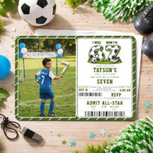 Ich war 6, jetzt bin ich 7 Fußball-Geburtstag – Al