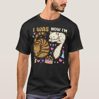 Ich war 6 jetzt bin ich 7 Geburtstag 7 Jahre alt G T-Shirt