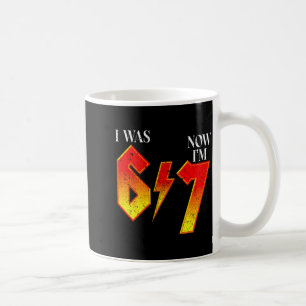 Ich war 6 jetzt bin ich 7 Geburtstag Lustig Sechs Kaffeetasse