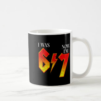 Ich war 6 jetzt bin ich 7 Geburtstag Lustig Six Se Kaffeetasse