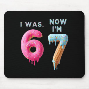 Ich war 6 jetzt bin ich 7 Geburtstag, Lustiges 67  Mousepad