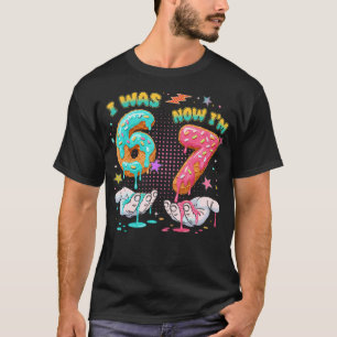 Ich war 6 jetzt bin ich 7 Jahre alt Geburtstag sec T-Shirt