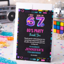 Ich war 6 jetzt bin ich 7 Retro Neon 7. Geburtstag