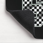 Ich war 6 jetzt bin ich 7 Sechs Sieben Kariertes G Mousepad (Ecke)