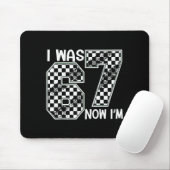 Ich war 6 jetzt bin ich 7 Sechs Sieben Kariertes G Mousepad (Mit Mouse)