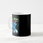 Ich war 6 jetzt bin ich 7 Sechs Sieben Lustiger Ge Kaffeetasse (Vorderseite Links)